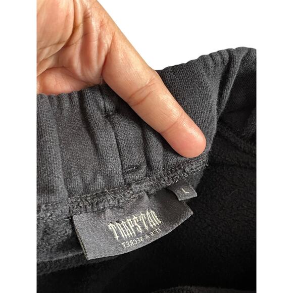 Trapstar It's a Secret Black Logo Sweatpants Mens Large - Picture 9 of 9